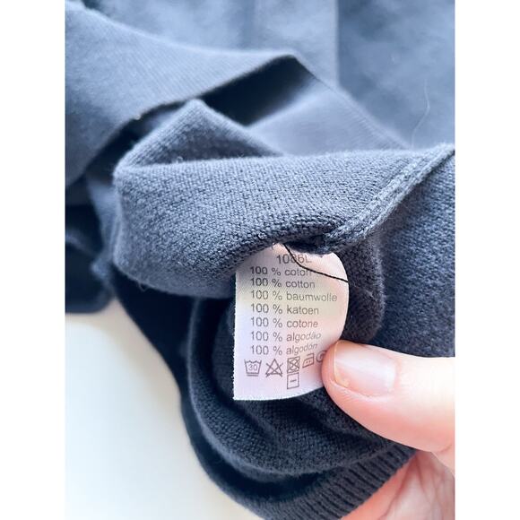 Men’s Navy Blue Lacoste Quarter Zip Sweater Size 8 or 3X - Picture 4 of 7